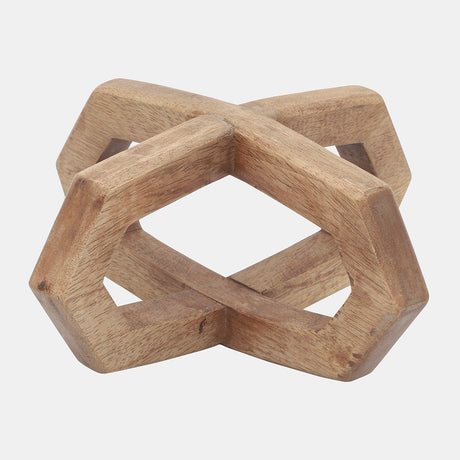 Wood, 8x8 2-ring Orb, Brown