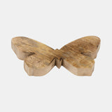 Wood, 9" Butterfly Deco, Brown