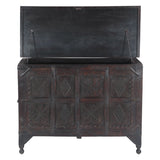 Wood Console Table with Built In Storage Box by Home Trends & Design at Eve Furniture