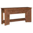 Wood Console Table with Hand Carved Panel by Home Trends & Design at Eve Furniture