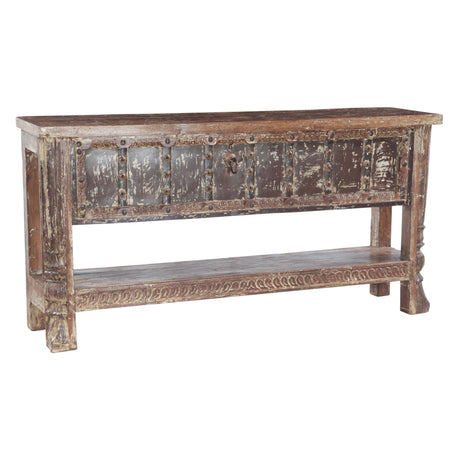 Wood Door Console Table with Bottom Shelf by Home Trends & Design at Eve Furniture