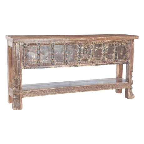 Wood Door Console Table with Bottom Shelf by Home Trends & Design at Eve Furniture