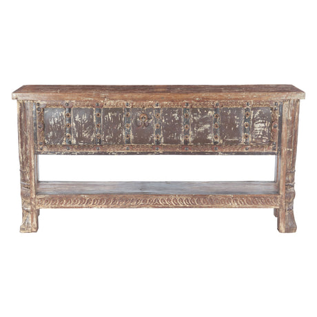Wood Door Console Table with Bottom Shelf by Home Trends & Design at Eve Furniture
