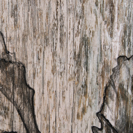 Wood Grain Sea Plant I by Mercana Studio a Hand Embellished Textured Framed Art Print by Mercana at Eve Furniture