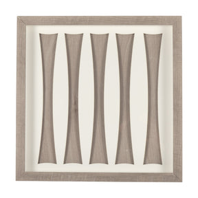 Wood Grain Silhouette III by Studio M a Framed Art Print Matted under Glass by Mercana at Eve Furniture