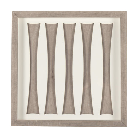 Wood Grain Silhouette III by Studio M a Framed Art Print Matted under Glass by Mercana at Eve Furniture