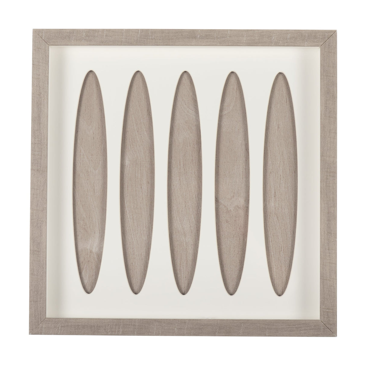 Wood Grain Silhouette IV by Studio M a Framed Art Print Matted under Glass by Mercana at Eve Furniture