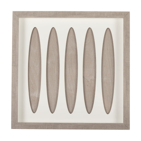 Wood Grain Silhouette IV by Studio M a Framed Art Print Matted under Glass by Mercana at Eve Furniture