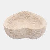 Wood, S/2 9/10" Heart Bowls, Natural