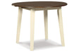 Woodanville Cream/Brown Dining Drop Leaf Table by Ashley at Eve Furniture
