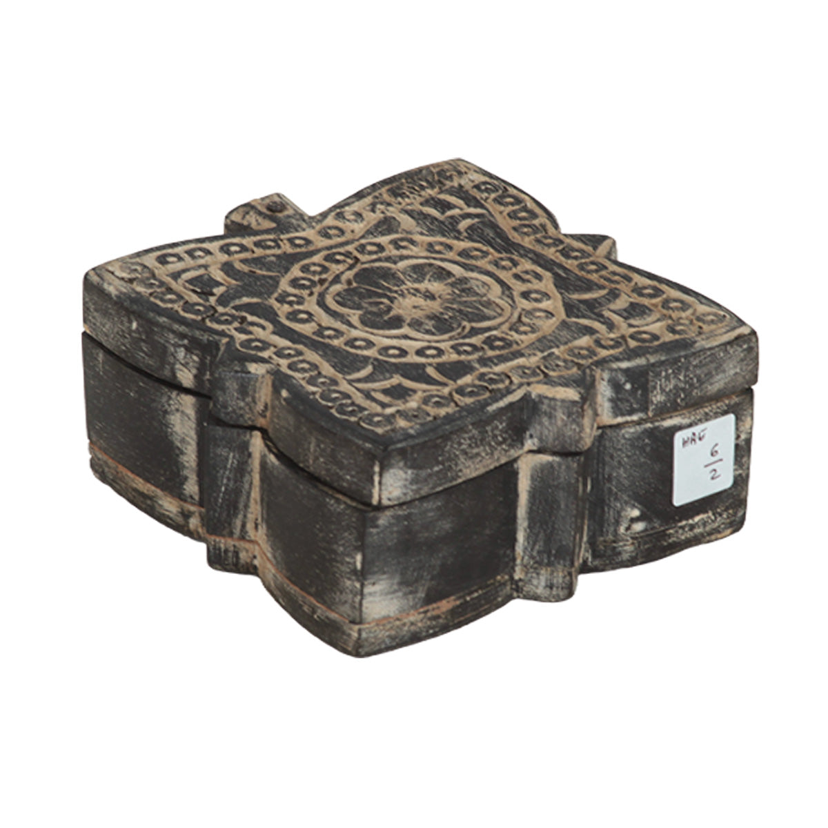 Wooden Carved Spice Box by Eve Furniture at Eve Furniture