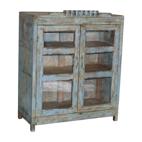 Wooden Glass Almirah by Classic Home at Eve Furniture