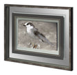 Woodland Animal Bird by Stephan Fontaine Hand Embellished Framed Art Print Matted under Glass by Mercana at Eve Furniture