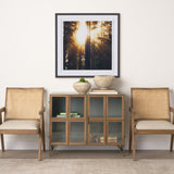 Woodland Glow by Andreas Stridsberg a Hand Embelished Textured Framed Art Photo Matted under Glass by Mercana at Eve Furniture