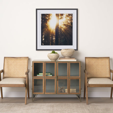Woodland Glow by Andreas Stridsberg a Hand Embelished Textured Framed Art Photo Matted under Glass by Mercana at Eve Furniture