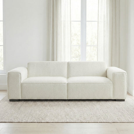 Woodley Modern Cream Boucle Sofa by Ashcroft Furniture at Eve Furniture