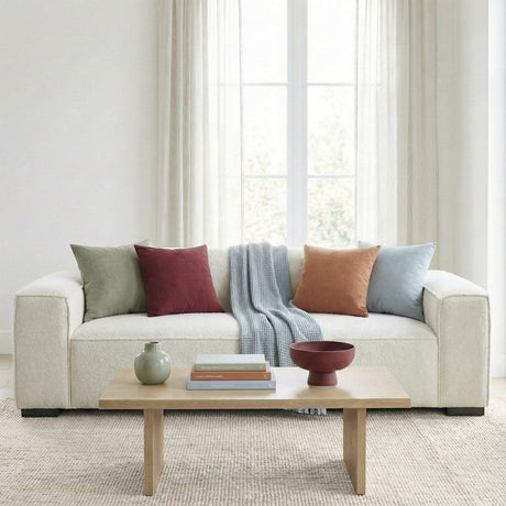 Woodley Modern Cream Boucle Sofa by Ashcroft Furniture at Eve Furniture