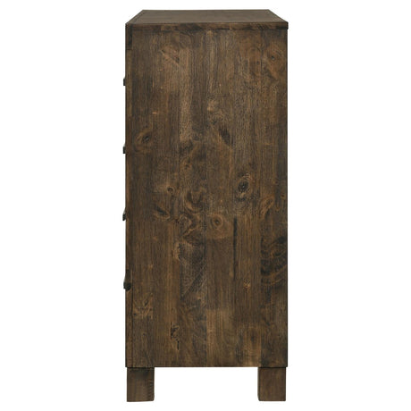 Woodmont Rustic Golden Brown 8-Drawer Dresser by Coaster at Eve Furniture