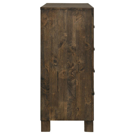 Woodmont Rustic Golden Brown 8-Drawer Dresser by Coaster at Eve Furniture