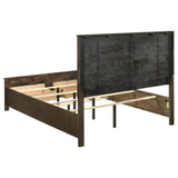 Woodmont Rustic Golden Brown Eastern King Storage Bed by Coaster at Eve Furniture