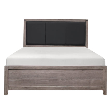 Woodrow Brownish Gray Full Panel Bed by Homelegance at Eve Furniture