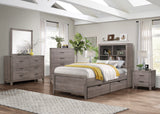 Woodrow Brownish Gray Twin/Full Toy Boxes (One Set) by Homelegance at Eve Furniture