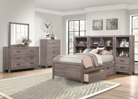 Woodrow Brownish Gray Twin/Full Toy Boxes (One Set) by Homelegance at Eve Furniture