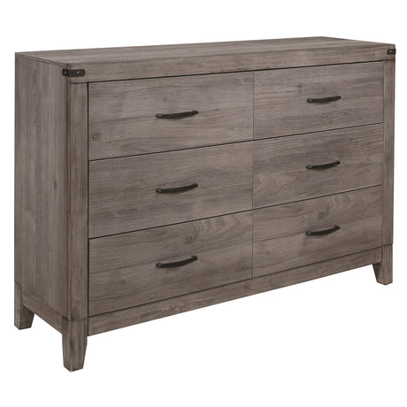 Woodrow Brownish Gray Youth Platform Bedroom Set by Homelegance at Eve Furniture