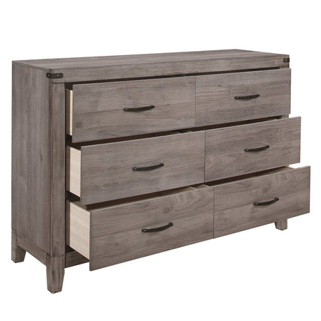 Woodrow Brownish Gray Youth Wall Bed with Toy Boxes by Homelegance at Eve Furniture
