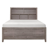 Woodrow Brownish Gray Youth Wall Bed with Toy Boxes by Homelegance at Eve Furniture