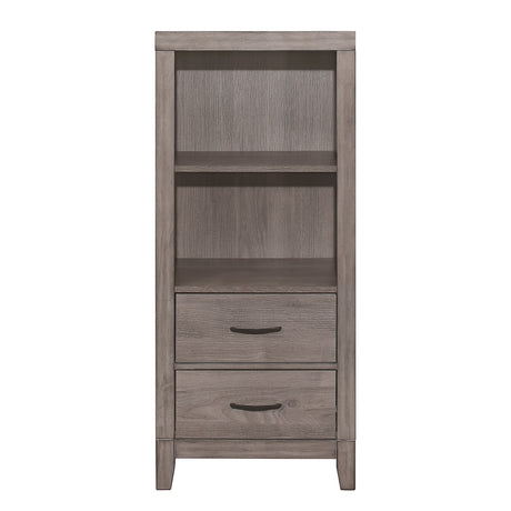 Woodrow Brownish Gray Youth Wall Bed with Toy Boxes by Homelegance at Eve Furniture