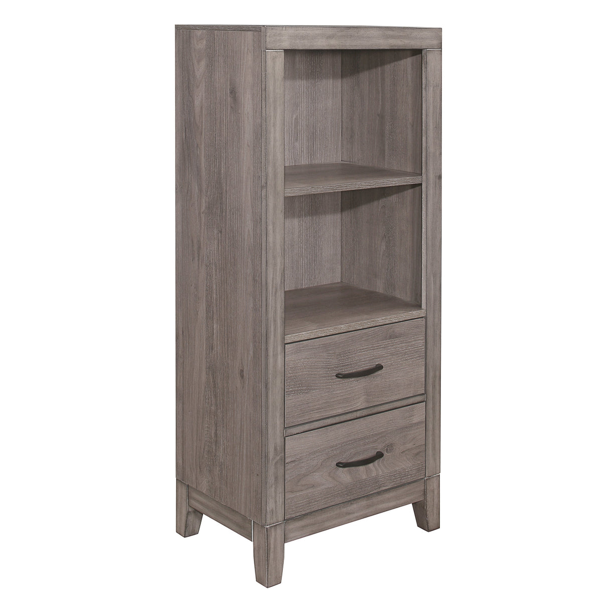 Woodrow Brownish Gray Youth Wall Bed with Toy Boxes by Homelegance at Eve Furniture