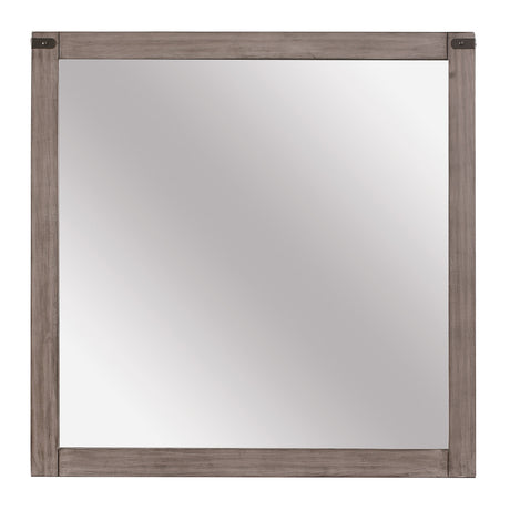 Woodrow Brownish Gray Youth Wall Bedroom Set by Homelegance at Eve Furniture