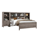 Woodrow Brownish Gray Youth Wall Bedroom Set by Homelegance at Eve Furniture