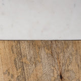 Woodrow Light Brown Wood w/ White Accent Table Lamp by Mercana at Eve Furniture