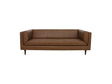 Woods Brown Leather Sofa by Moe's Home at Eve Furniture