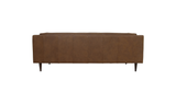 Woods Sofa Brown Leather by Moe's Home at Eve Furniture