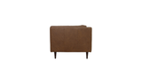 Woods Sofa Brown Leather by Moe's Home at Eve Furniture