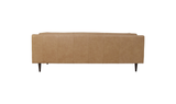 Woods Sofa Tan Leather by Moe's Home at Eve Furniture