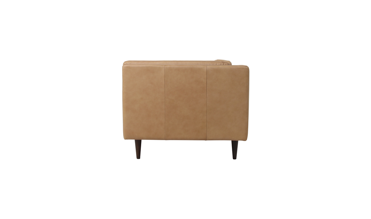Woods Sofa Tan Leather by Moe's Home at Eve Furniture