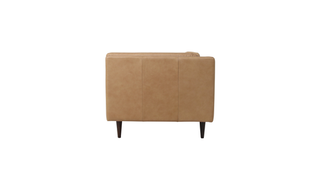 Woods Sofa Tan Leather by Moe's Home at Eve Furniture