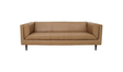 Woods Sofa Tan Leather by Moe's Home at Eve Furniture