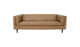 Woods Sofa Tan Leather by Moe's Home at Eve Furniture