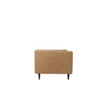 Woods Tan Leather Sofa by Moe's Home at Eve Furniture