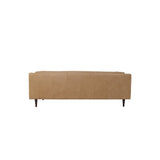 Woods Tan Leather Sofa by Moe's Home at Eve Furniture