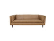 Woods Tan Leather Sofa by Moe's Home at Eve Furniture