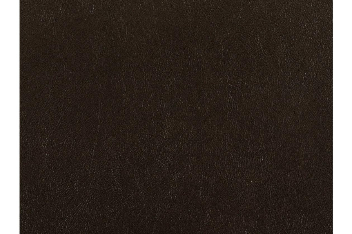 Woodsway Brown Manual Reclining Loveseat by Ashley at Eve Furniture