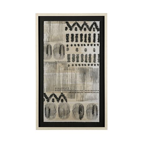 Wool and Silk I by Tom Reeves a Hand Embellished Textured Framed Art Print Matted under Glass by Mercana at Eve Furniture