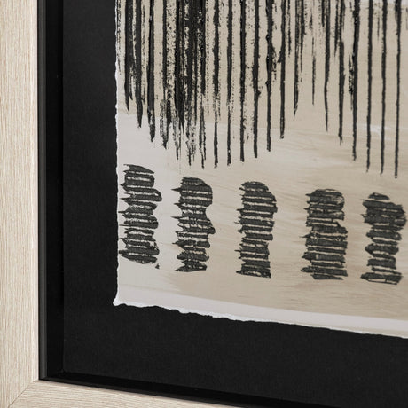 Wool and Silk II by Tom Reeves a Hand Embellished Textured Framed Art Print Matted under Glass by Mercana at Eve Furniture