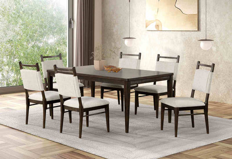 Woolwich Dark Walnut Dining Table by Furniture of America at Eve Furniture